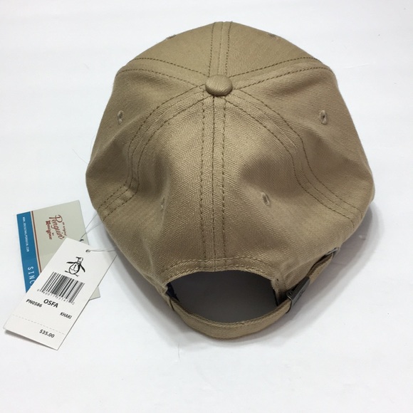 Original Penguin khaki new men’s baseball cap - Picture 2 of 3